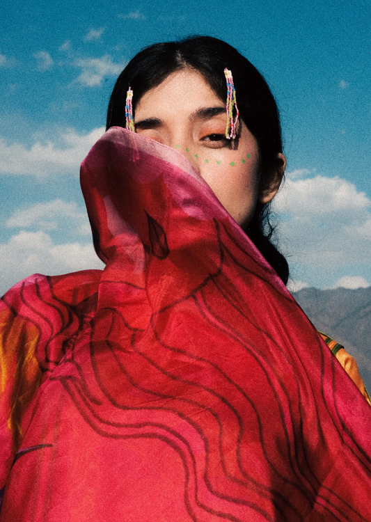 Sunbirds Silk Scarf