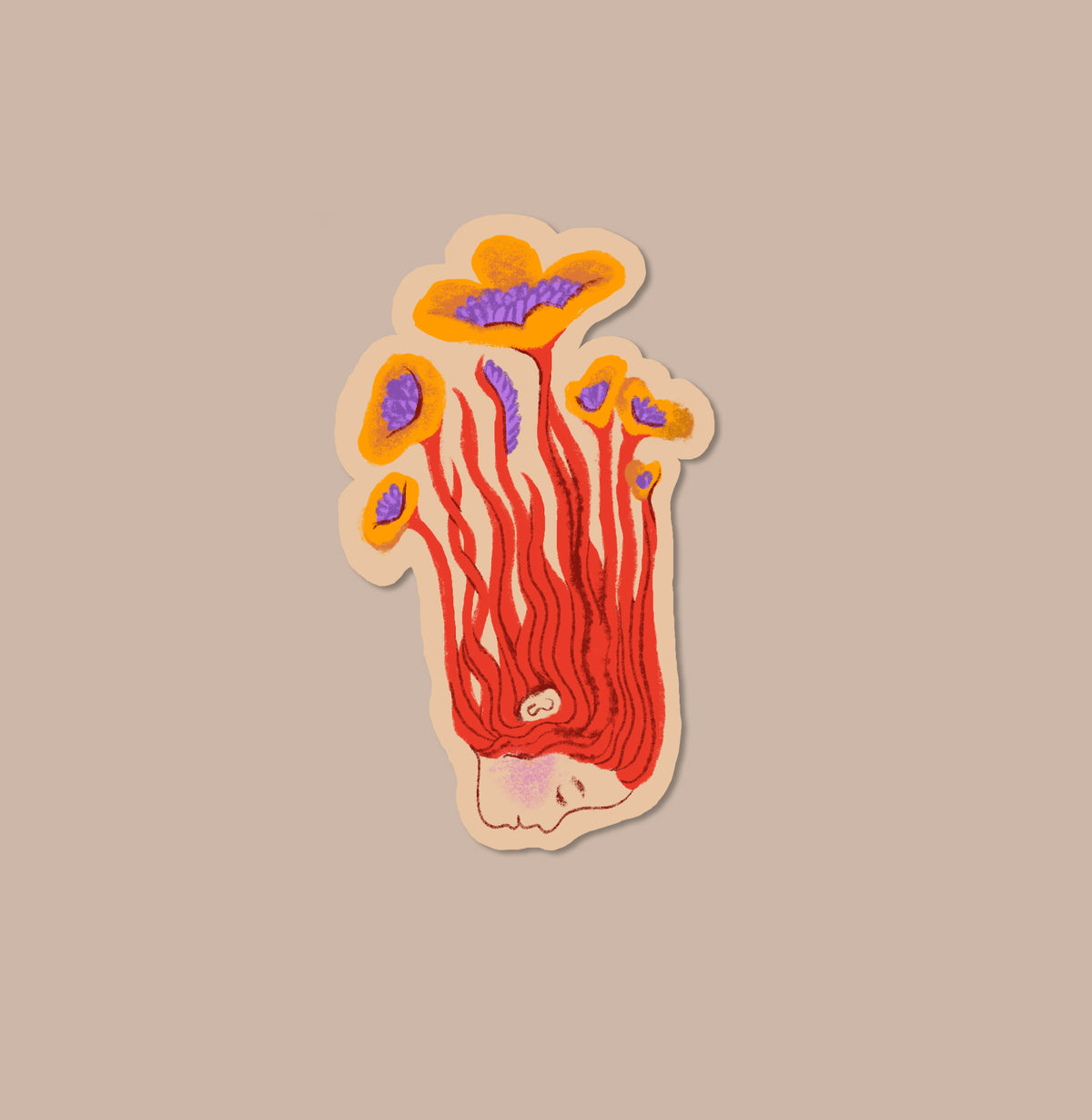 Blooming Thoughts Sticker