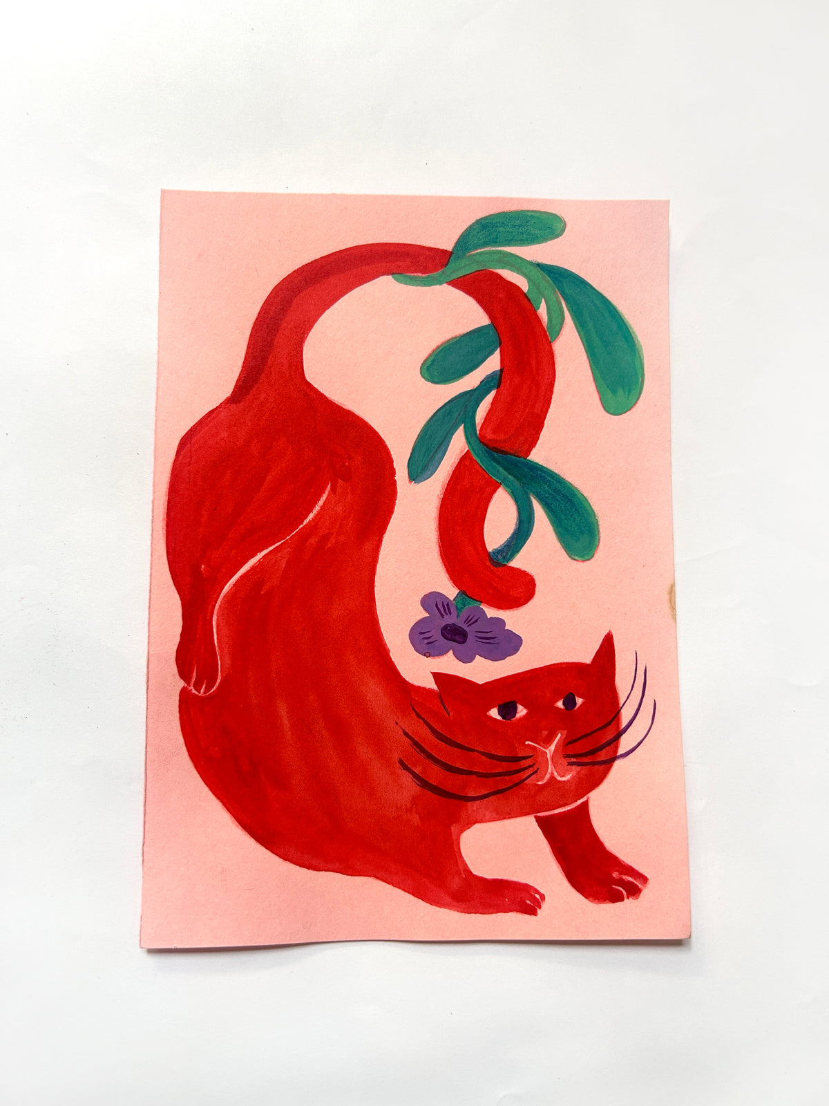 Cat in the Garden (A5)