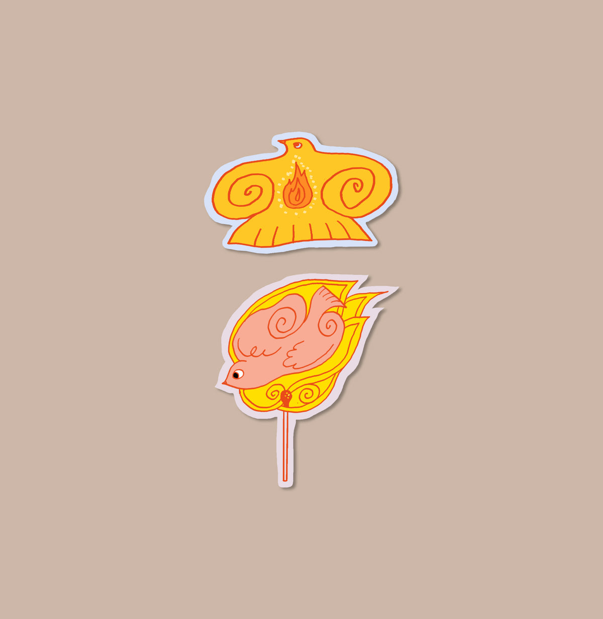 Fireborn Stickers - Pack of 2