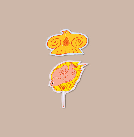Fireborn Stickers - Pack of 2