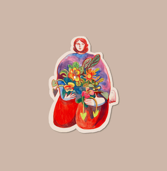 Holding together Sticker