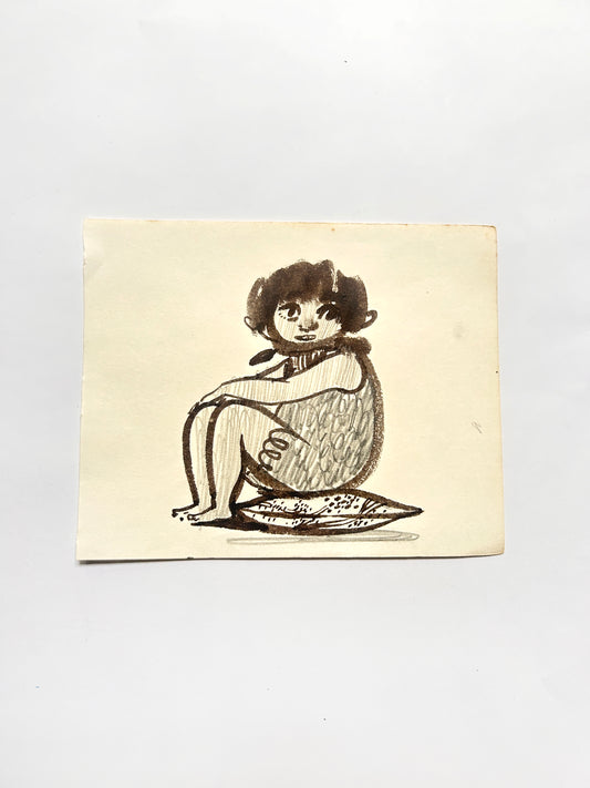 Pillow Fellow I (5x6in)